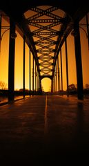 Sternbrücke im Abendrot