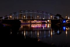 Sternbrücke nachts - Magdeburg