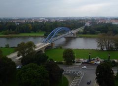 Sternbrücke vom Albinmüllerturm aus gesehen/ Magdeburg