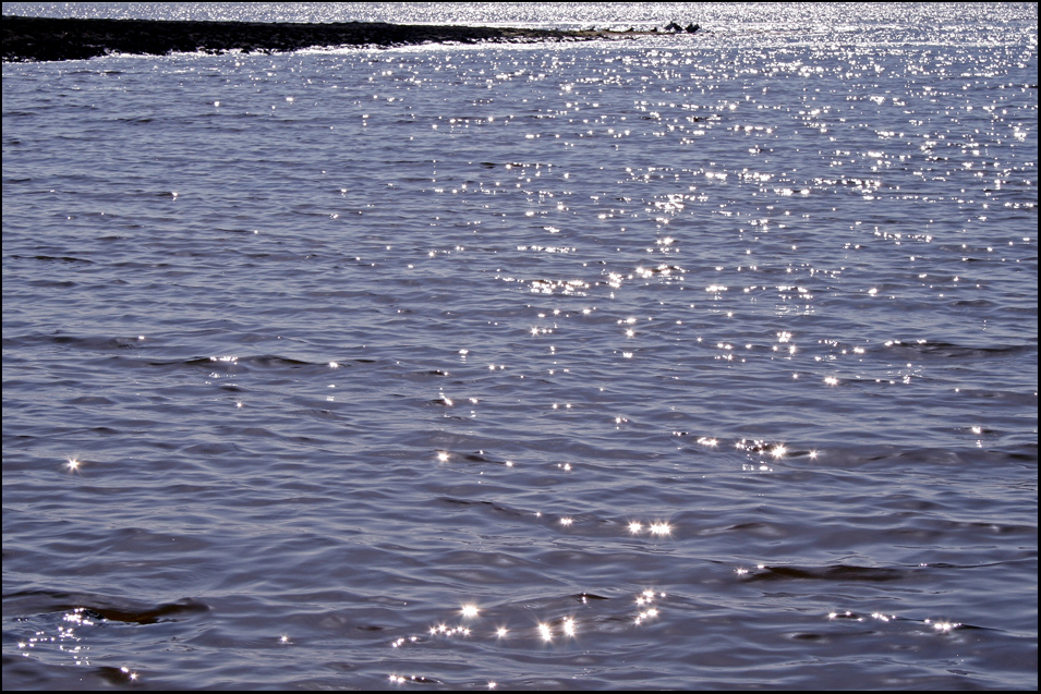 Sterne funkeln am Meer