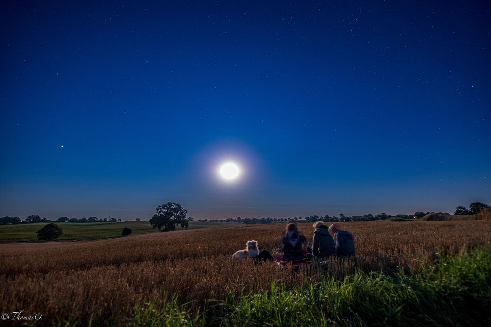 Sterne gucken... Foto & Bild landschaft, himmel, mondaufnahmen Bilder auf