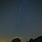 Sterne über dem Blauen, von Egringen (Südschwarzwald) aus aufgenommen