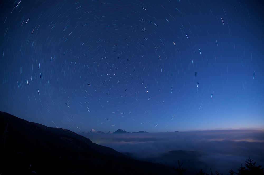 Sterne über dem Himalaya