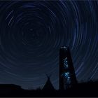 Sterne über dem Indianerzelt - Startrails -