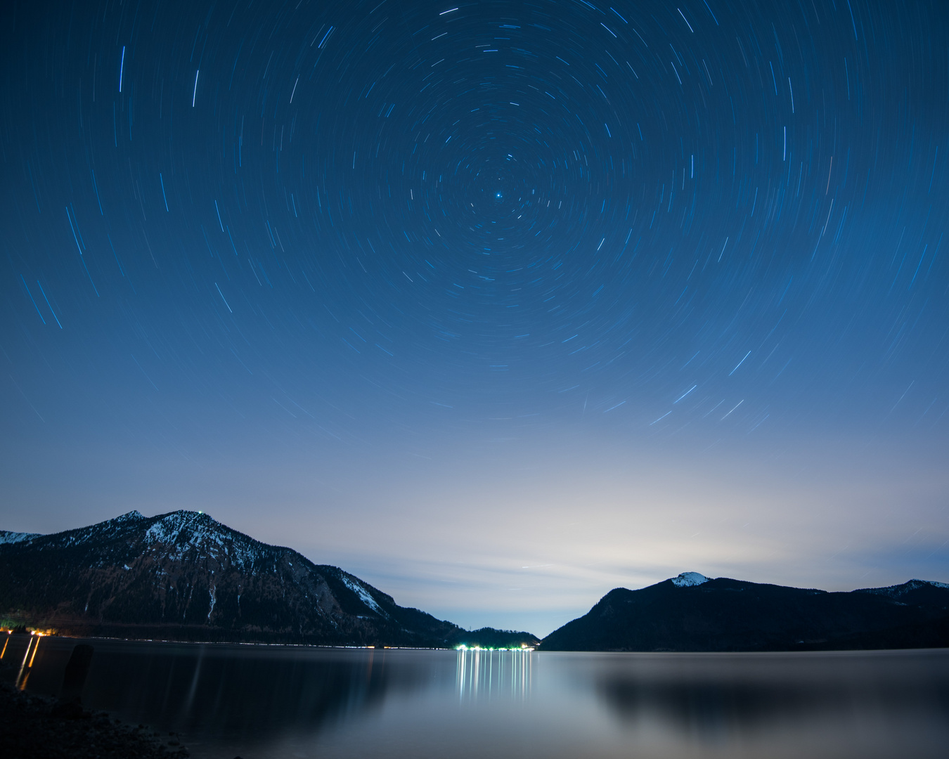 Sterne über dem Walchensee