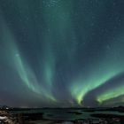 Sterne und Polarlicht im Norwegischen Winter