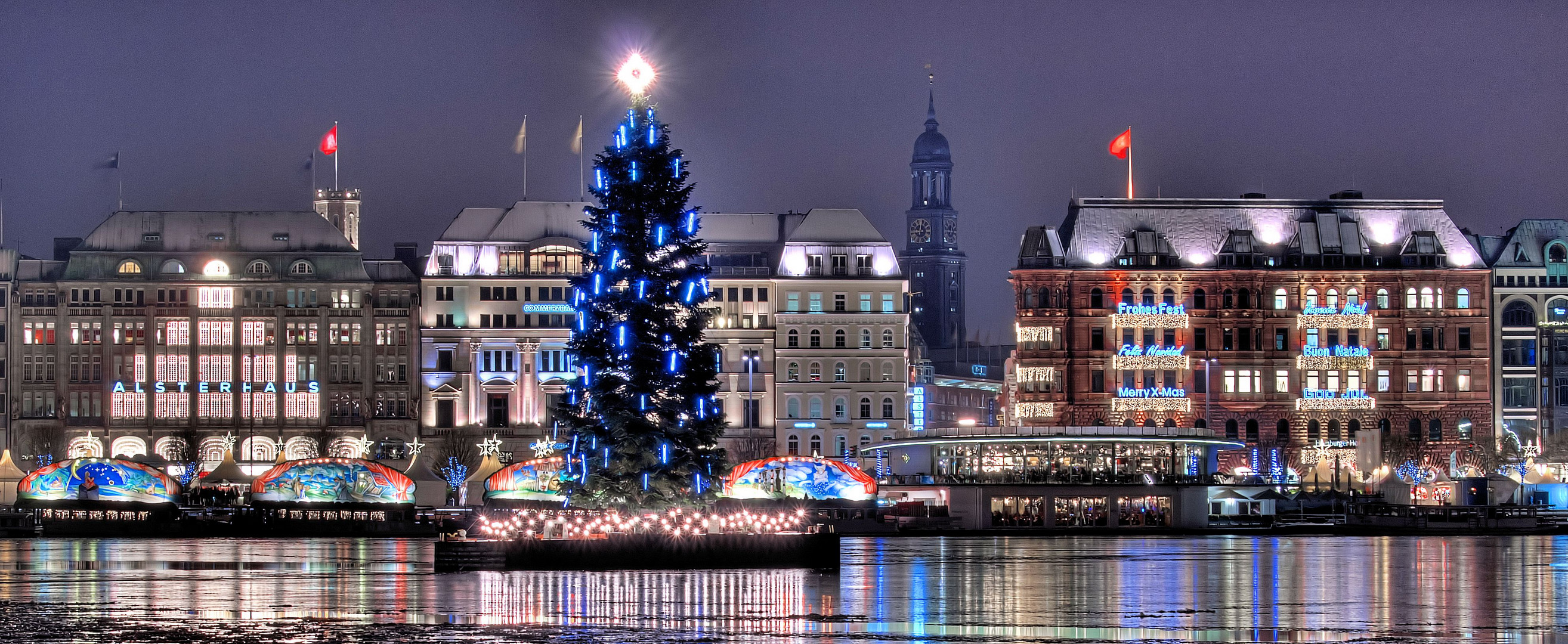 Sternen Lichter zur Weihnachtszeit