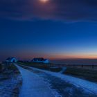 Sternenaufgang über der Hamburger Hallig