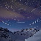 Sternenbild über dem Aletschgletscher