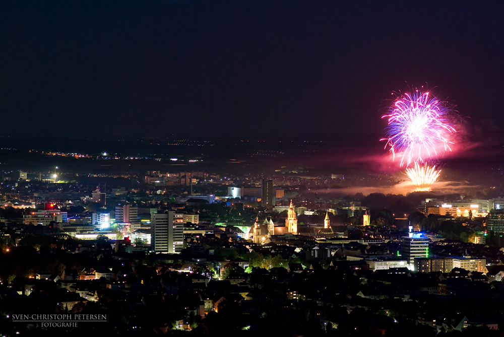 Sternenfeuer 2009 - Feuerwerk - Heilbronn