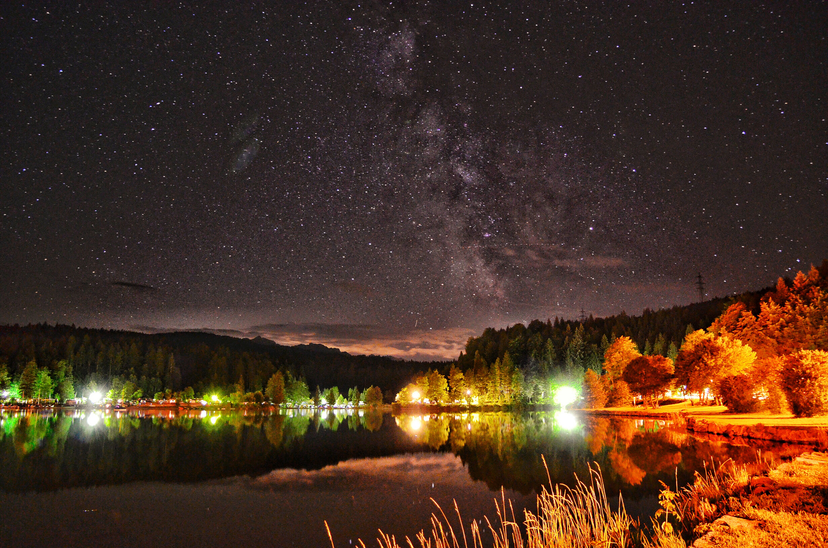 Sternenhimmel am Walchensee