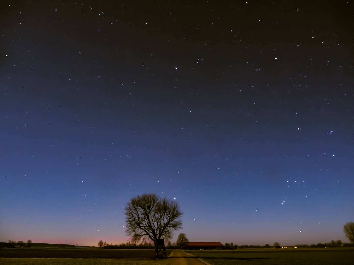 Sternenhimmel auf dem Land 