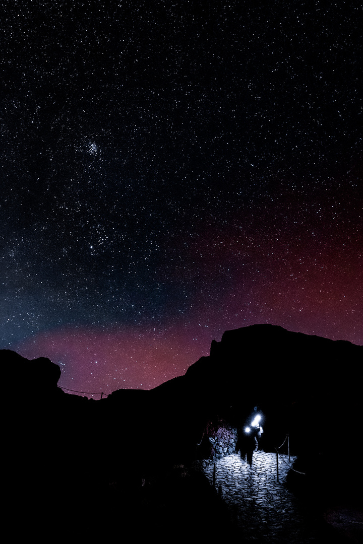 Sternenhimmel im Teide-Nationalpark/ Mirador De La Ruleta Temeriffa