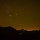 Sternenhimmel in den Alpen 