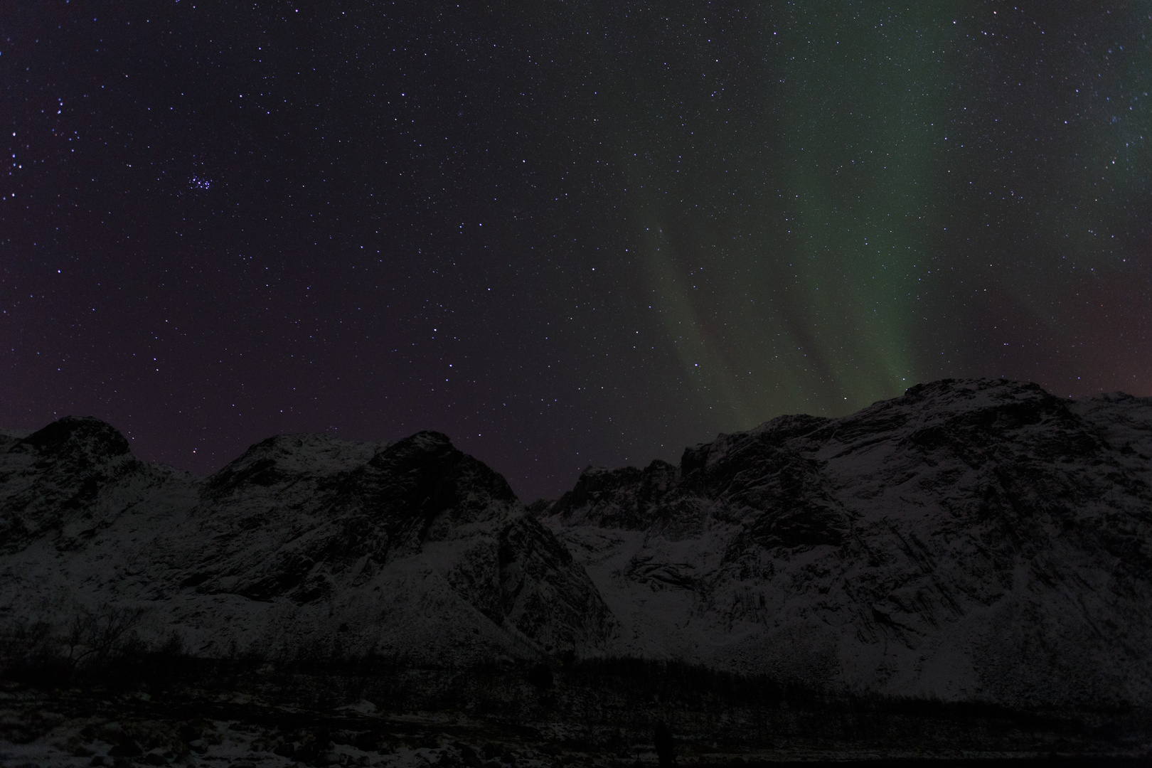 Sternenhimmel in Norwegen