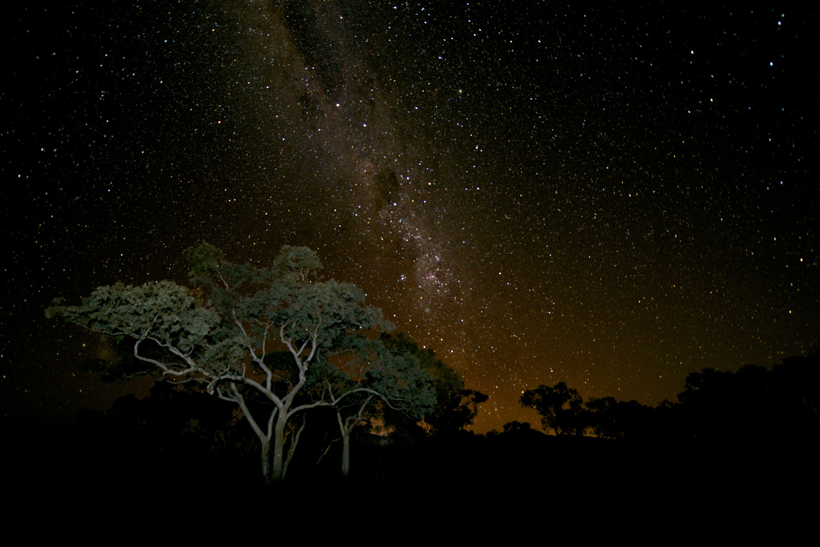 Sternenhimmel mit Milchstrasse im Karijini National Park