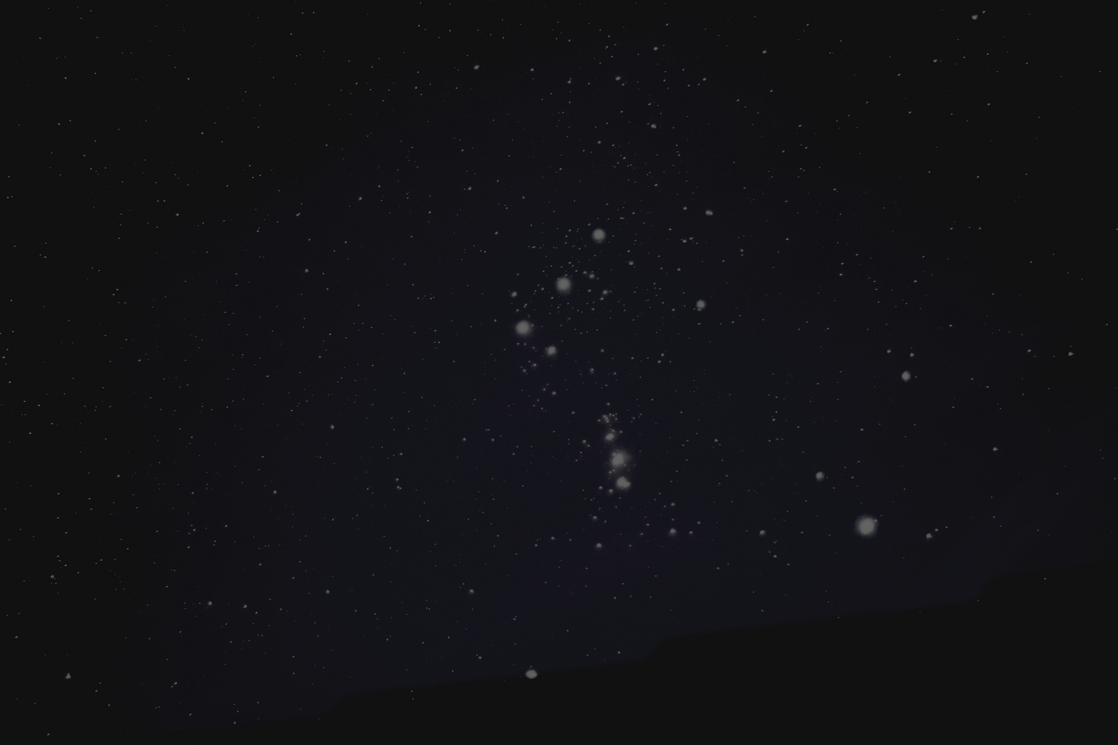 Sternenhimmel mit Orion