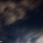 Sternenhimmel mit Wolken