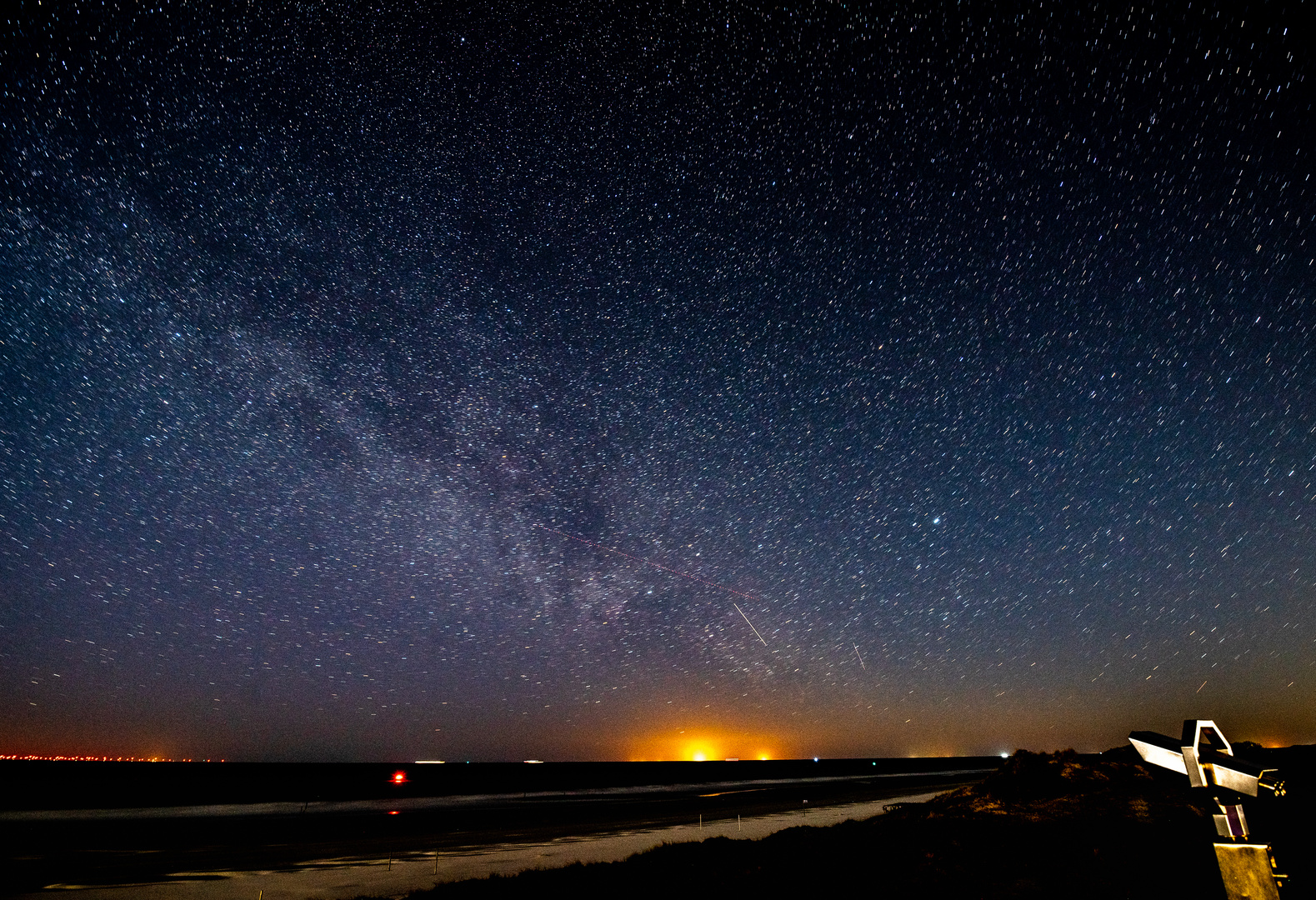 Sternenhimmel norderney foto bild astrofotografie anf ngerecke