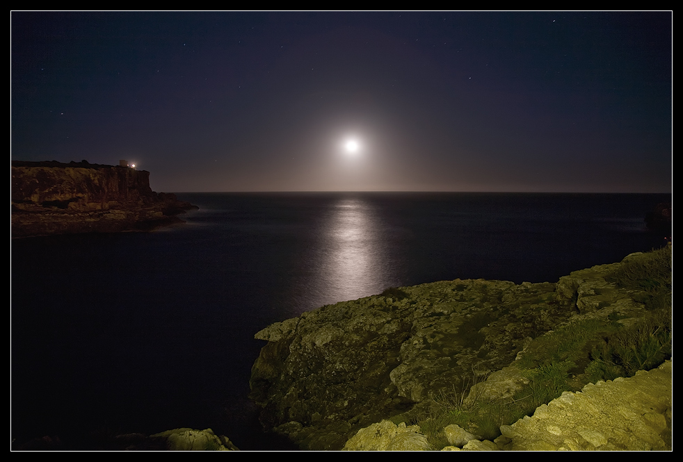 Sternenhimmel über Cala Figuera