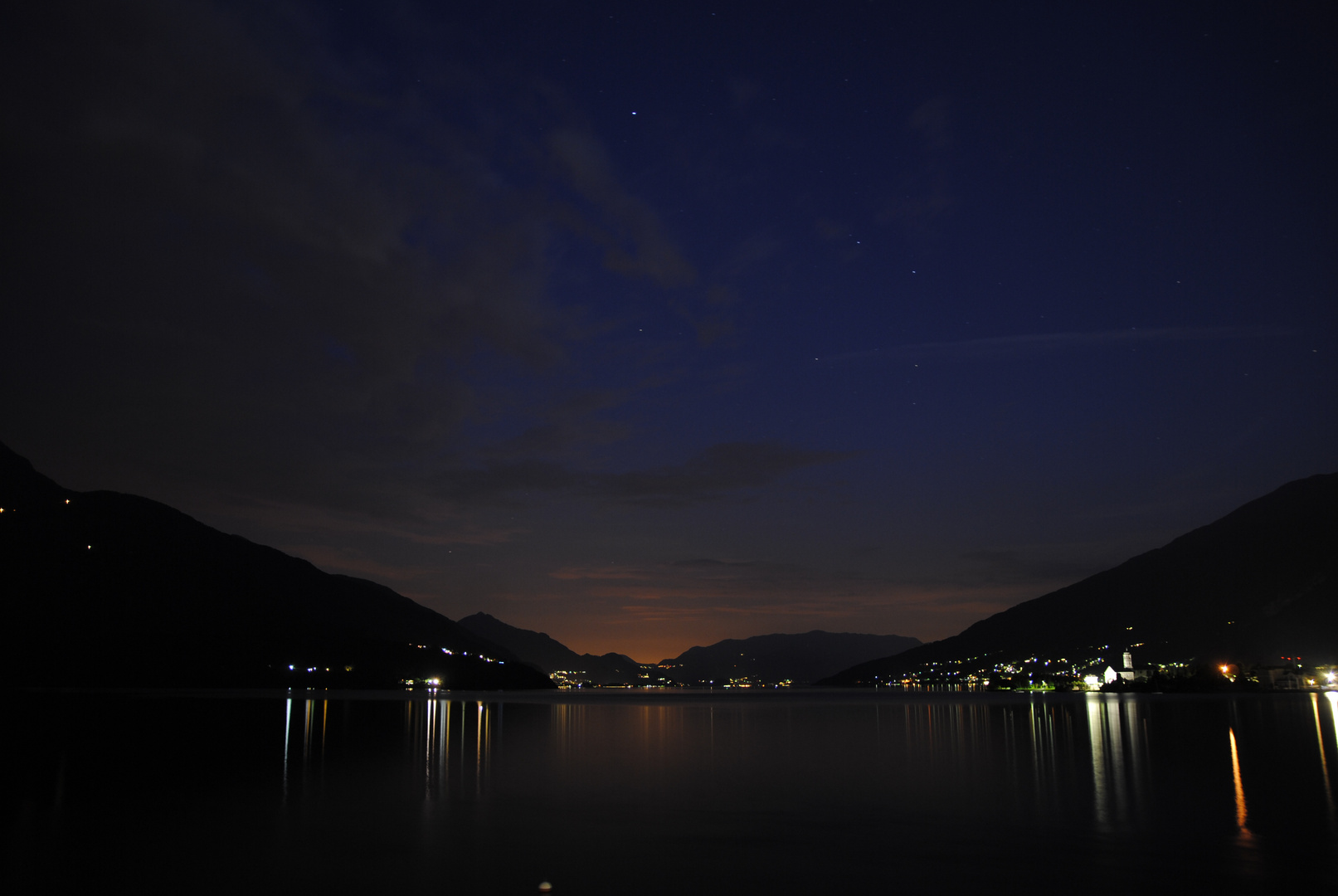 Sternenhimmel über dem Lago di Como 1