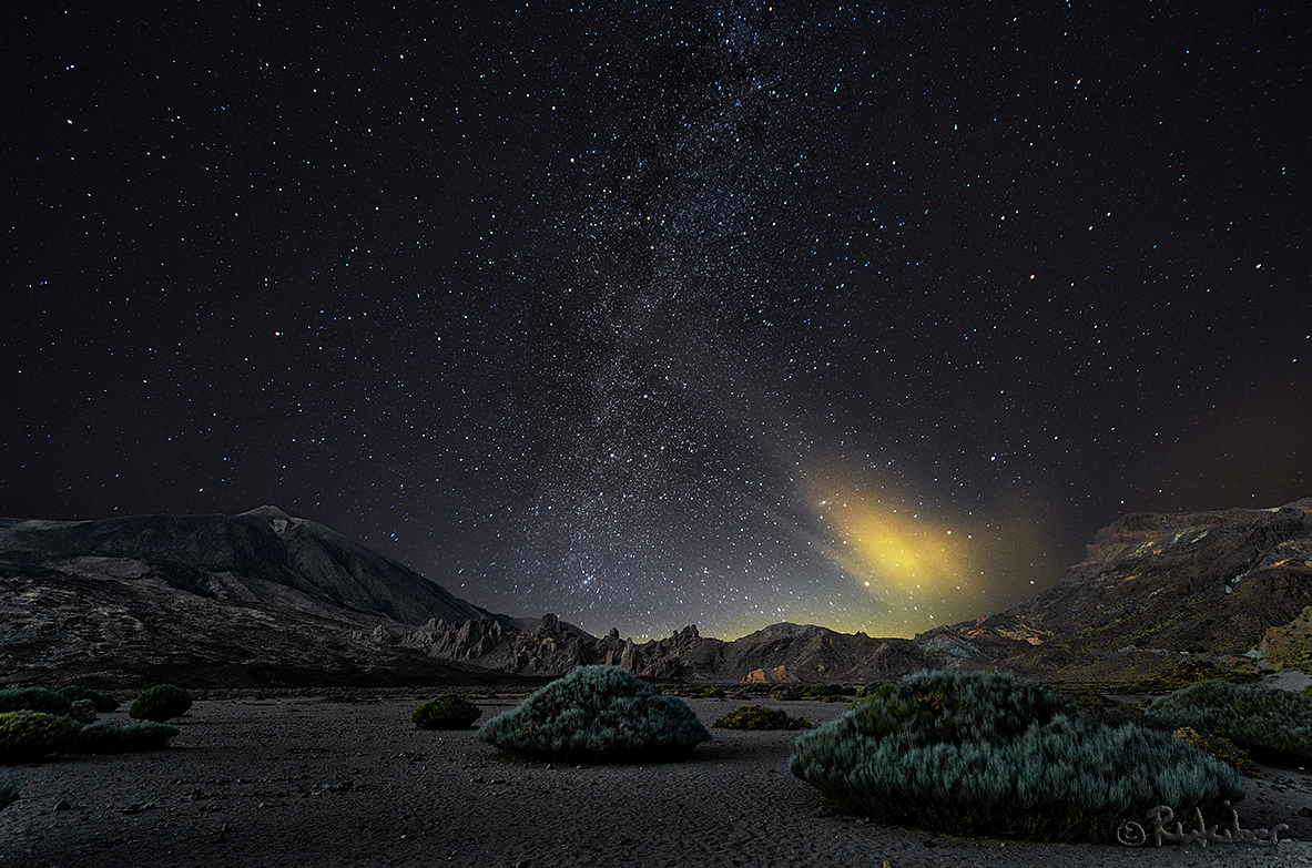 Sternenhimmel über den Teide