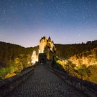 Sternenhimmel über der Burg Eltz