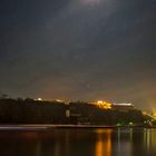 Sternenhimmel über der Festung Ehrenbreitstein, Koblenz