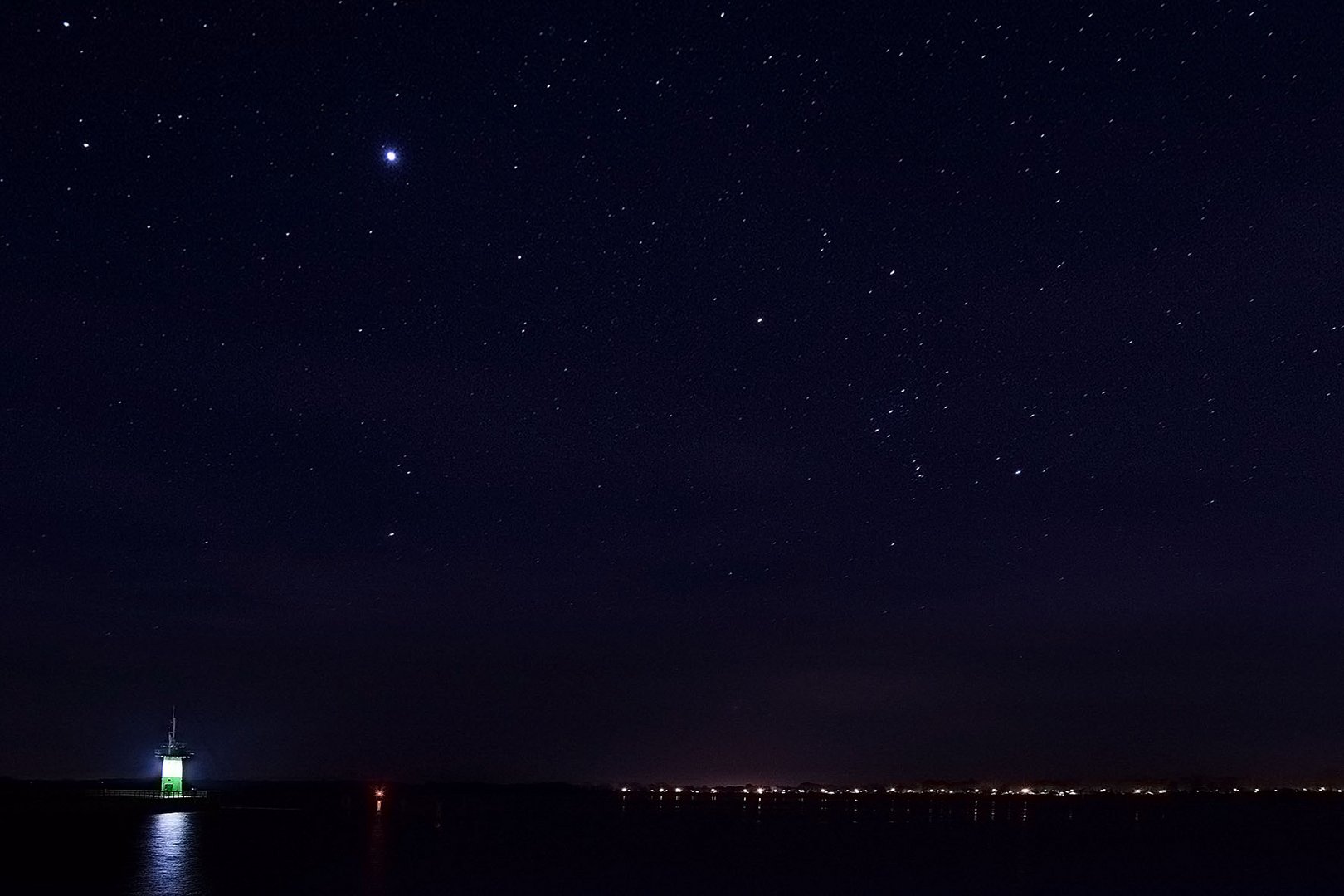 Sternenhimmel über der Lübecker Bucht