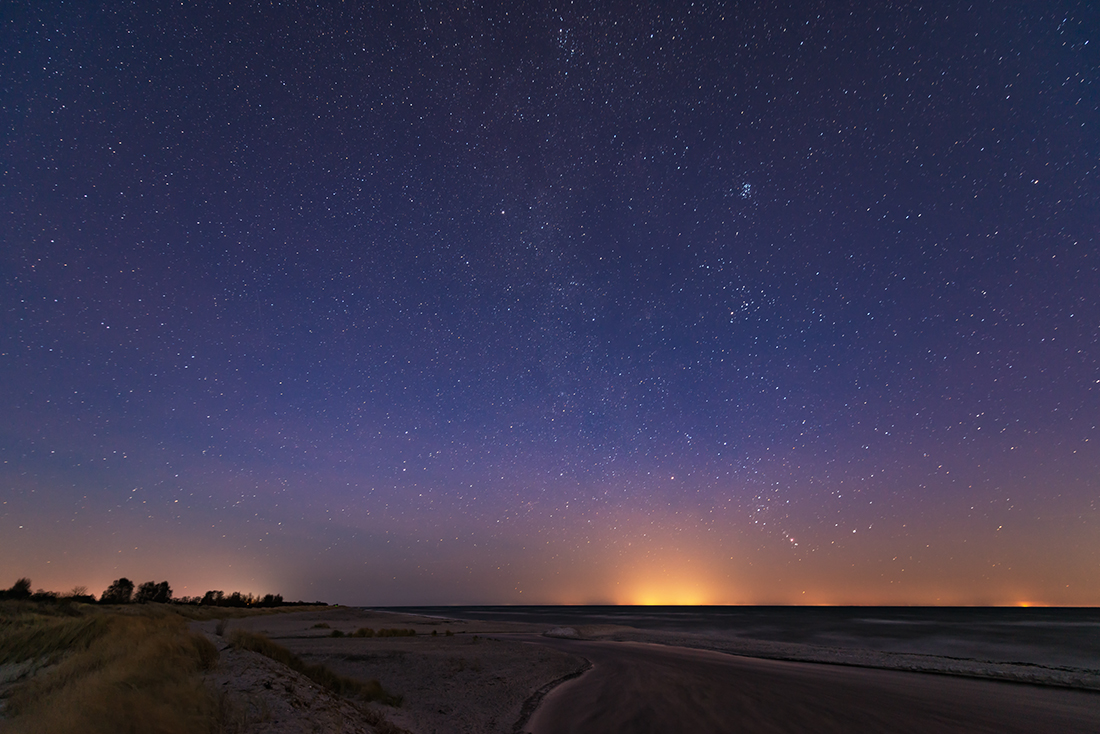 Sternenhimmel über der Ostsee