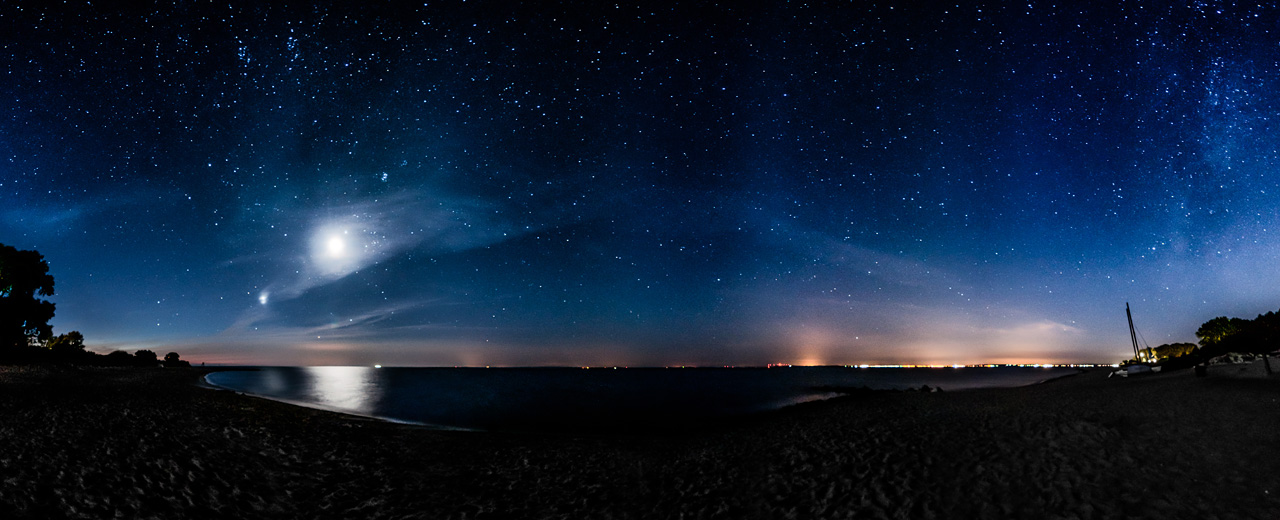 Sternenhimmel über der Ostsee