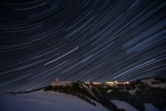 Sternenhimmel über der Rigi