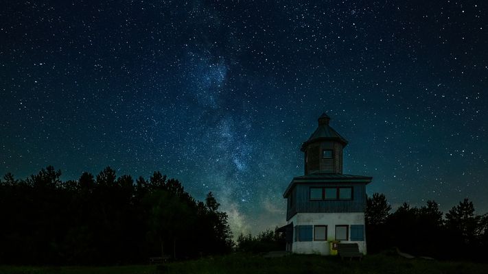 Sternenhimmel über der Schwäbischen Alb