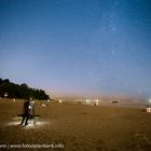 Sternenhimmel über Falckensteiner Strand in Kiel