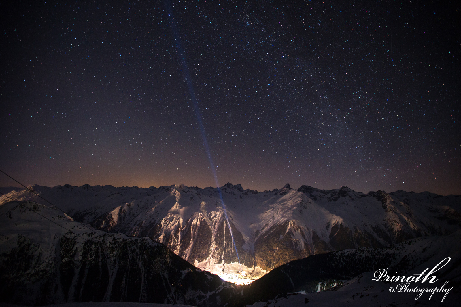 Sternenhimmel über Ischgl