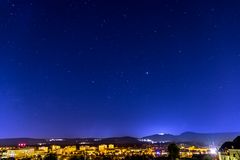 Sternenhimmel über Krems an der Donau