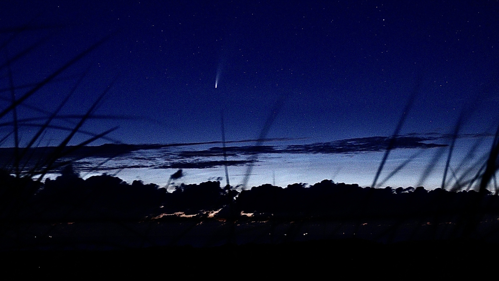 Sternenhimmel über Langeoog / Komet Neowise