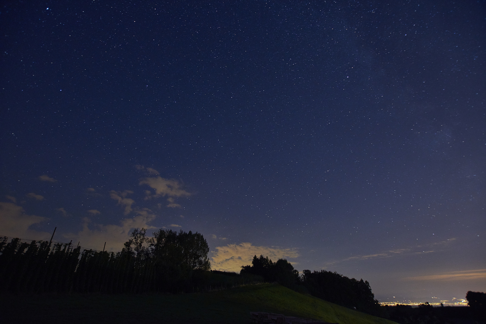 Sternenhimmel über Oberschwaben