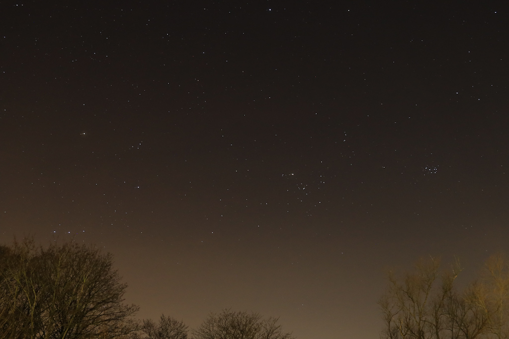 Sternenhimmel über Schleswig-Holstein letzte Nacht 