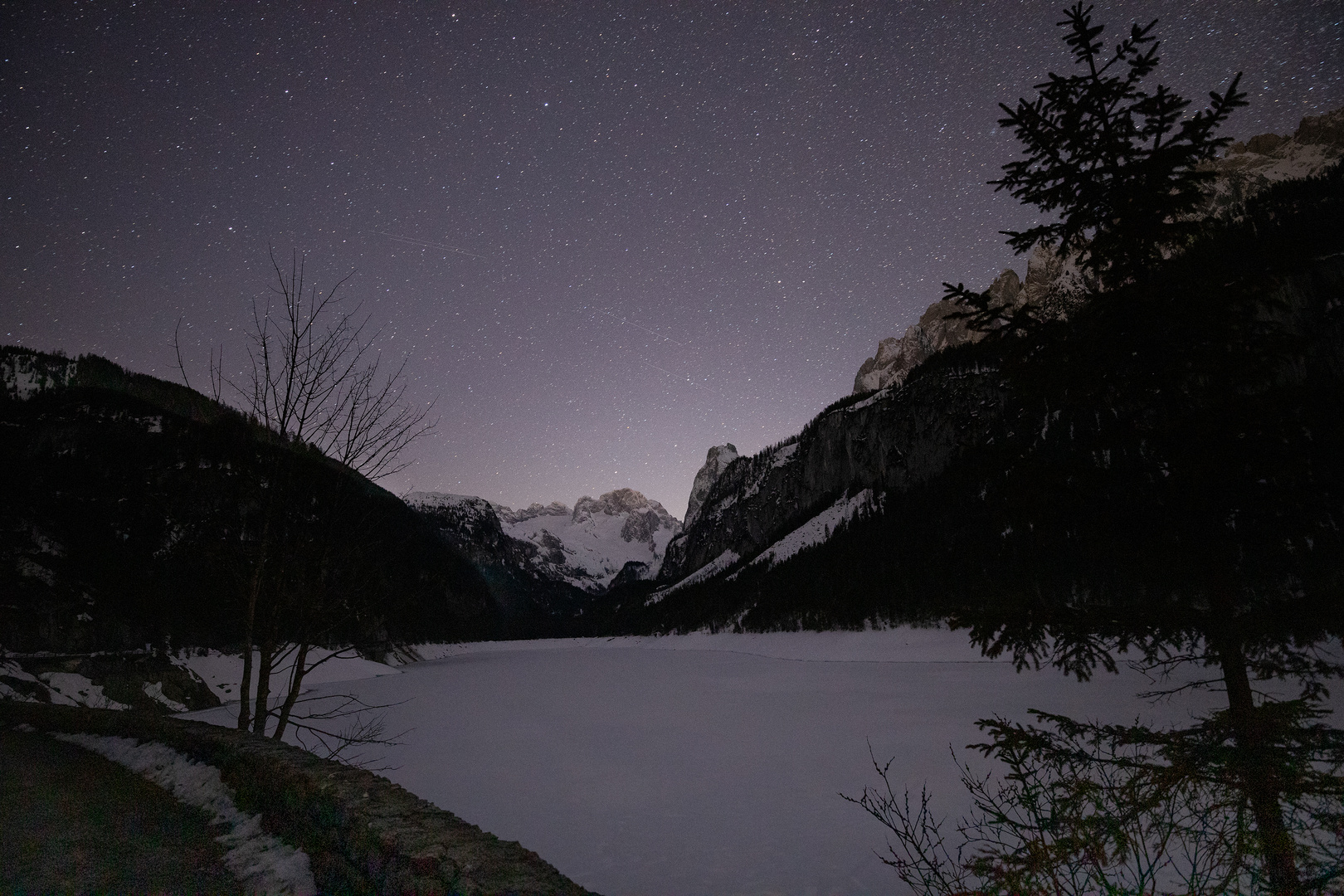 Sternenhimmel übern Gosausee