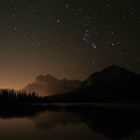 Sternenhimmel Vermillion Lakes, Banff