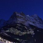 Sternenklar über dem Eiger in Grindelwald