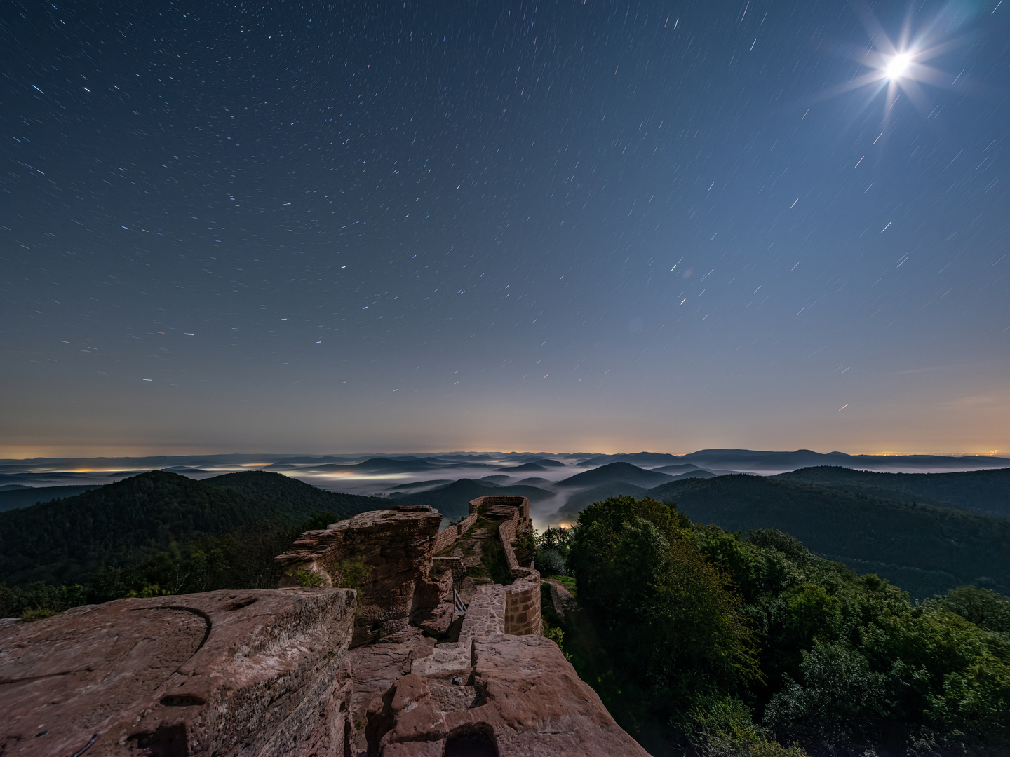 Sternennacht auf der Burg