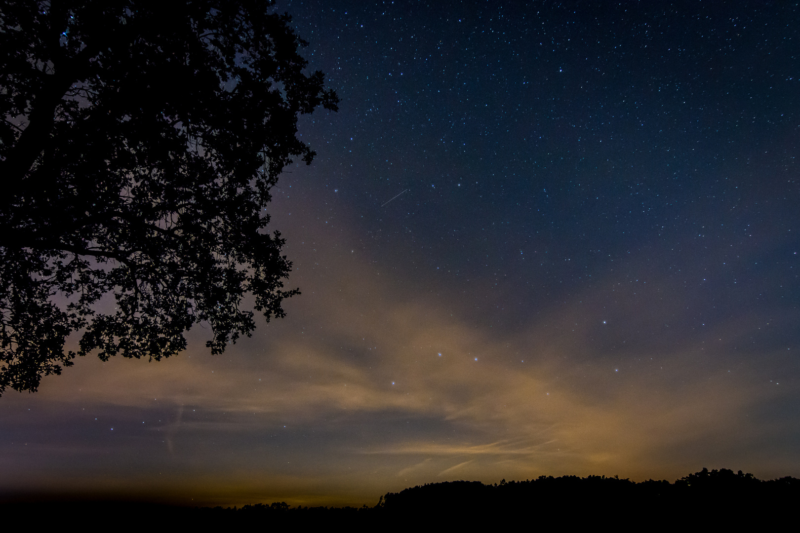 Sternennacht Im August