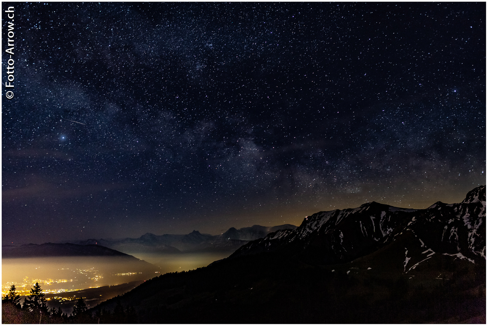 Sternennacht im Naturpark Gantrisch