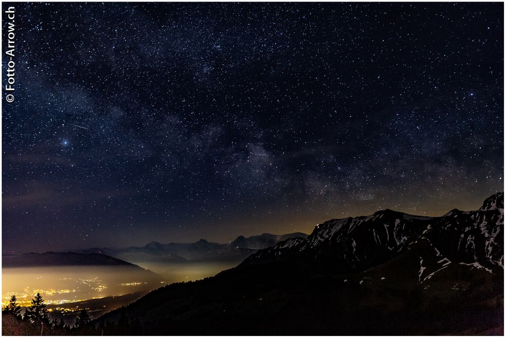 Sternennacht im Naturpark Gantrisch