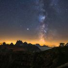 Sternennacht in den Dolomiten