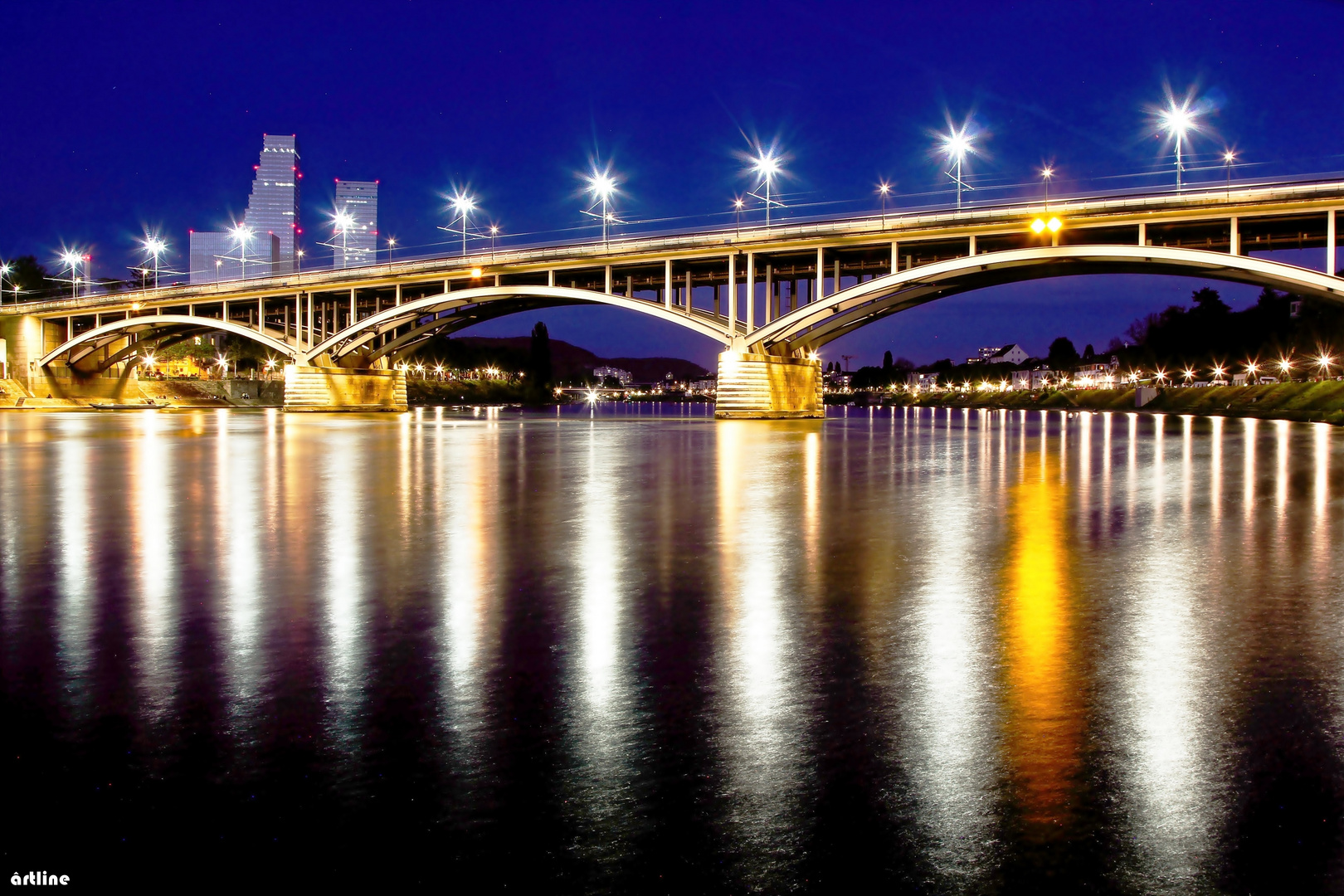 "Sternenzauber" - Basel bei Nacht