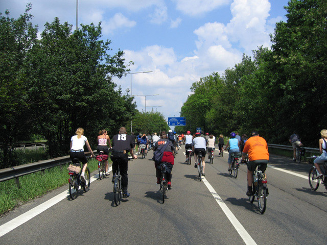 Sternfahrt auf der Avus