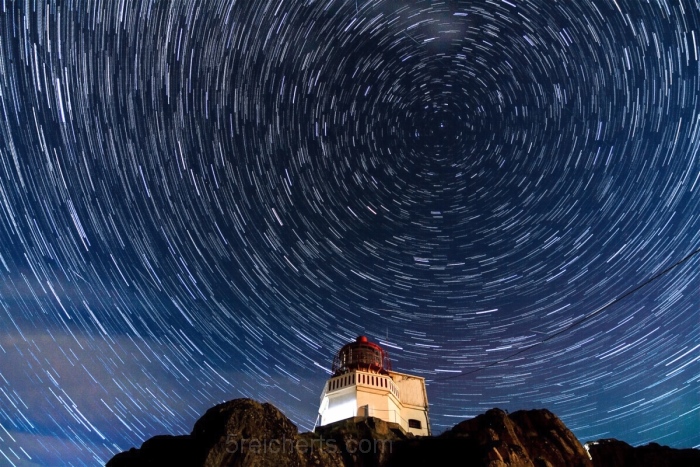 Sternklare Nacht auf der Leuchtturminsel